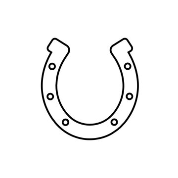 recommend clip art: Horseshoe vector icon silhouette lucky design. Horse shoe western design symbol farm isolated logo