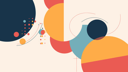 Concept vector illustration of presentation background.