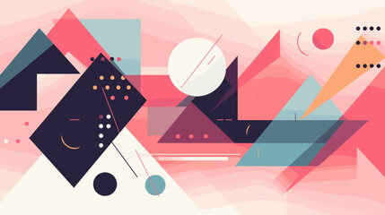Concept vector illustration of presentation background.