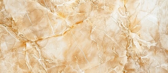 Close up of a marble texture with a brown and beige pattern