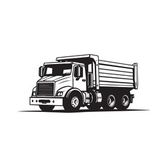 dump truck icon illustration design vector