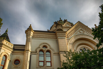 Fototapeta na wymiar Old Synagogue in Szolnok, Hungary