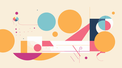 Concept vector illustration of presentation background.