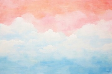 Cloud abstract painting outdoors