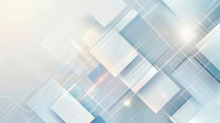 abstract white background. geometric white and soft blue motion background loop. White and grey gradation geometric background. 