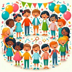 Fototapeta premium Toys, Children's Day, Happy Children's Day,
