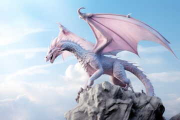 Fototapeta premium Dragon dragon dinosaur animal