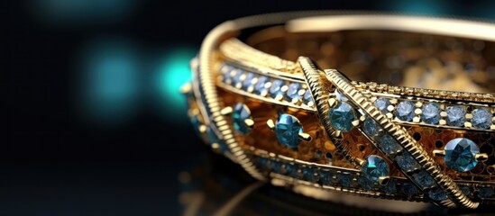 beautiful jewelry, close-up view of fancy rings, gems, diamonds
