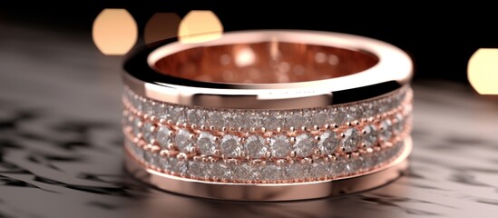 beautiful jewelry, close-up view of fancy rings, gems, diamonds
