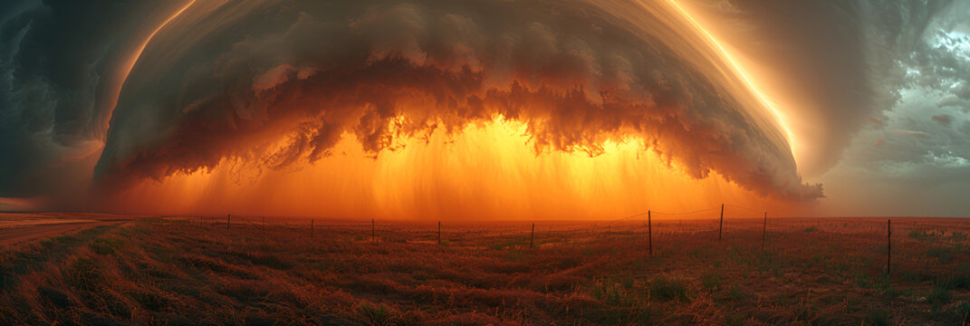 sunset in the forest,
Monster supercell with developing wall cloud mov