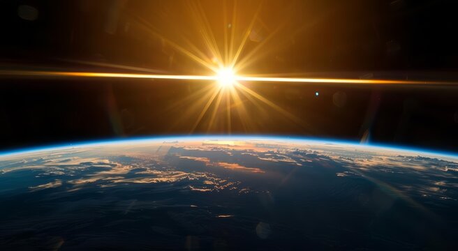 Astronauts aboard the International Space Station witness the breathtaking sight of a sunrise every 90 minutes, each one a spectacular play of color against the darkness of space
