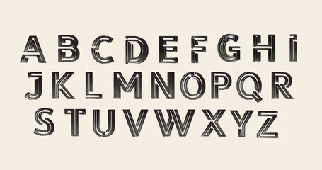 hand drawn font alphabet letters 