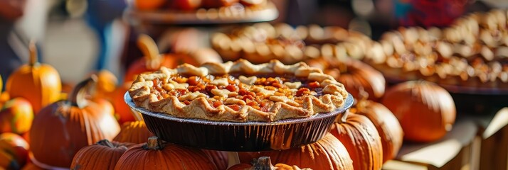 The annual harvest festival fills the air with the scent of pumpkin pie and apple cider, as locals compete in pieeating contests and hay bale races