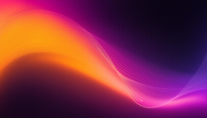 Vibrant Purple Orange Abstract: Grainy Gradient Texture - obrazy, fototapety, plakaty