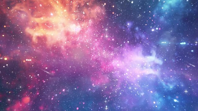 abstract firework background with free space. seamless looping overlay 4k virtual video animation background