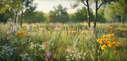 field of flowers