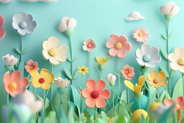 Cute flowers background outdoors nature plant.