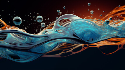 background with drops