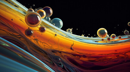 background with drops