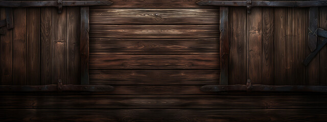 Rustic Wooden Planks and Tools Background