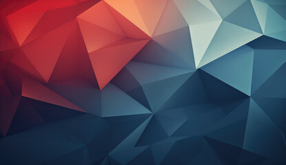 Vibrant Geometric Polygon Background Design - obrazy, fototapety, plakaty