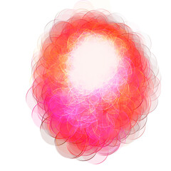 abstract red sphere