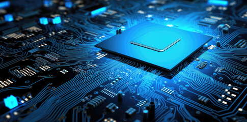 High-Tech Microchip Powering the Future