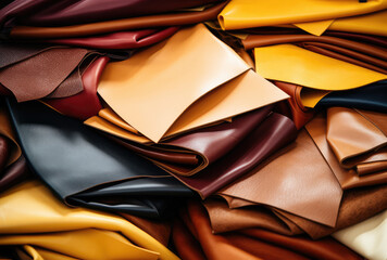 Luxurious Assorted Leather Fabric Collection