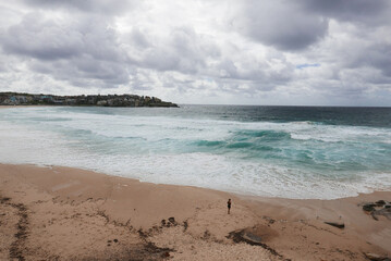 Person Standing in Front of the Vast Sea