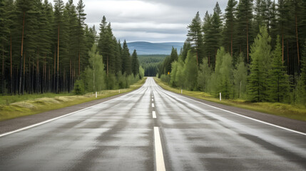 Naklejka premium Journey Through the Tranquil Nordic Forests