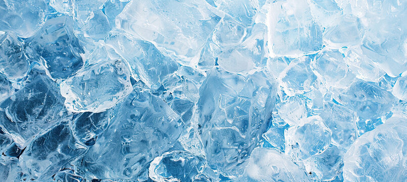 Textured ice block surface background