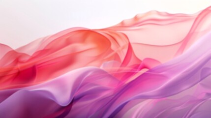 Obraz premium A colorful, flowing background with pink and blue tones