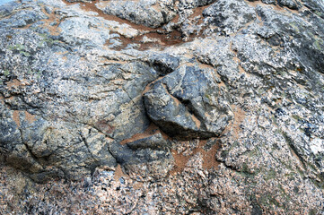 Granite stone close-up.