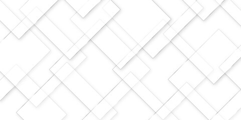 White fresh tiles design vector 3d concept geometric rectangles   - obrazy, fototapety, plakaty