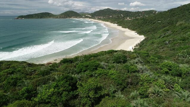 Aerial view of Praia do Rosa (Rosa Beach) - Imbituba, Santa Catarina, Brazil