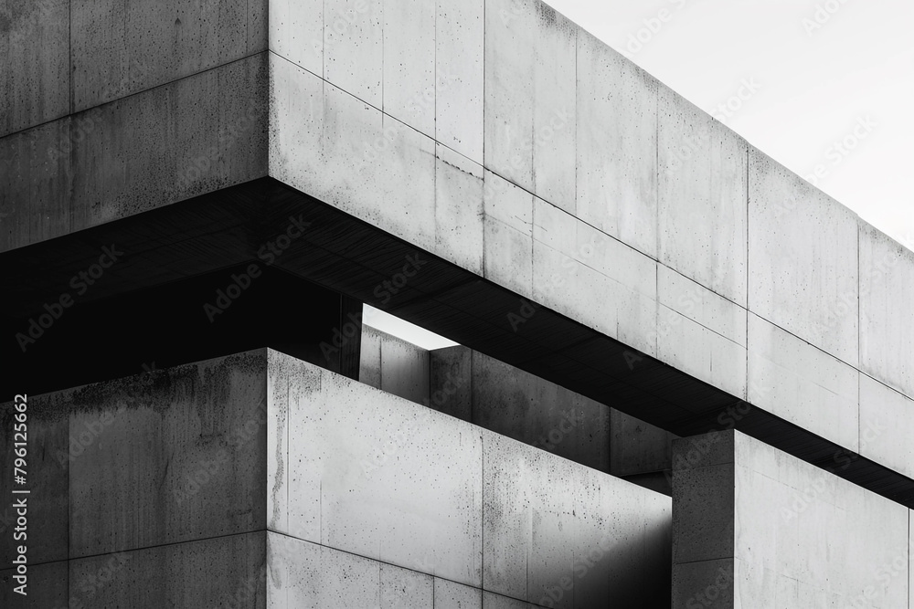Poster minimal geometric display sharp lines monochrome