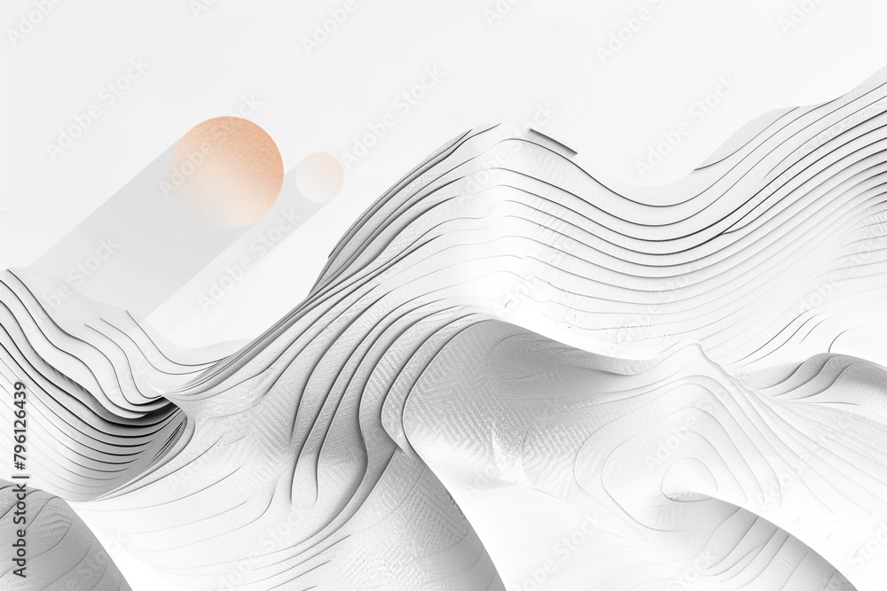 Poster minimalistic vector art clean lines on a white background simplicity and elegance