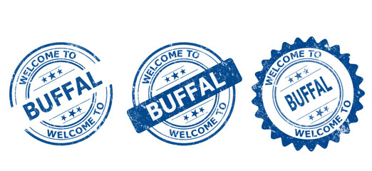 Buffal blue old stamp sale	