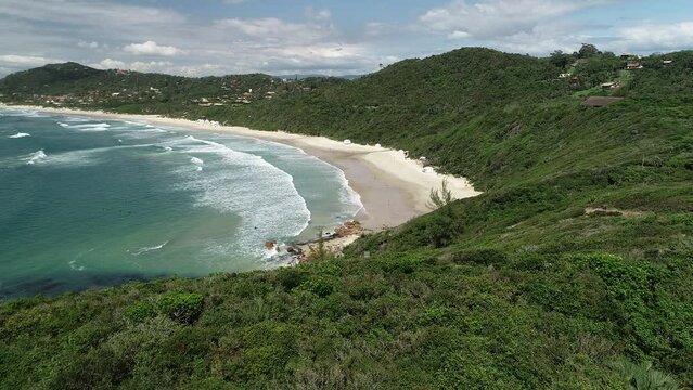Aerial view of Praia do Rosa (Rosa Beach) - Imbituba, Santa Catarina, Brazil