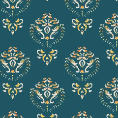 Ajrakh Pattern, Ikat, block print Pattern, batik print Pattern, madhubani, kalamkari, chinz, kani, Abstract, shirting design, Background digital printing textile pattern wallpaper	