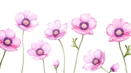 Anemones Represent anticipation and are believed to bring luck and protection against evil