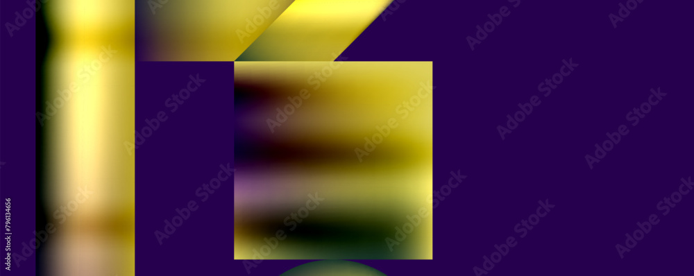Aufkleber a vibrant blue rectangle bordered by purple color is set on a background of magenta. this colorful p