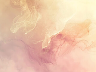 A blurry image of smoke with a pinkish hue. The smoke appears to be coming from a fire, but it is not clear if it is a real fire or just an artistic representation. The image has a dreamy