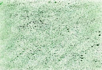 Abstract texture background. Filled with green dots on white. And unevenly scattered drops, different in size. Decor, wallpaper, soft texture.