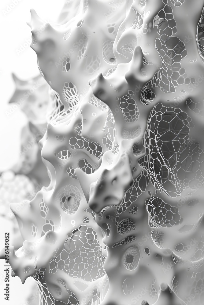 Poster create advanced holographic wireframe models for a futuristic aesthetic, embodying intricate 3d abst