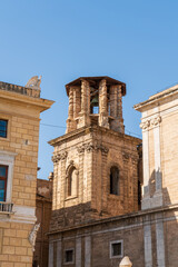 Palermo, Sicily, Italy. San Giuseppe dei Teatini - Catholic Church. Sunny summer day