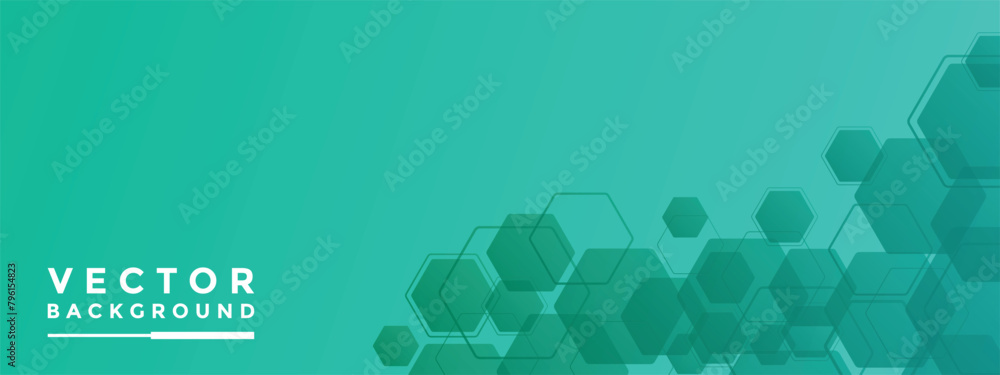 Aufkleber background mint green hexagon pattern look like honeycomb vector illustration lighting effect graphi
