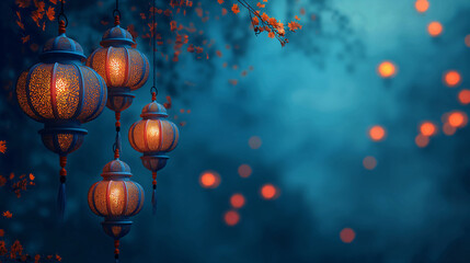 lantern in the night