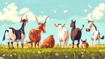 easter eggs in the grass