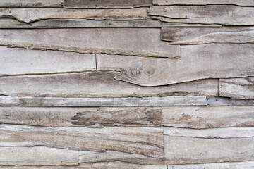 Background and Wallpaper or texture of Exterior house walls from wooden panels.